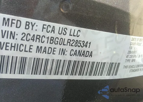 2020 Chrysler Pacifica Touring L from USA, damaged, VIN 2C4RC1BG0LR285341